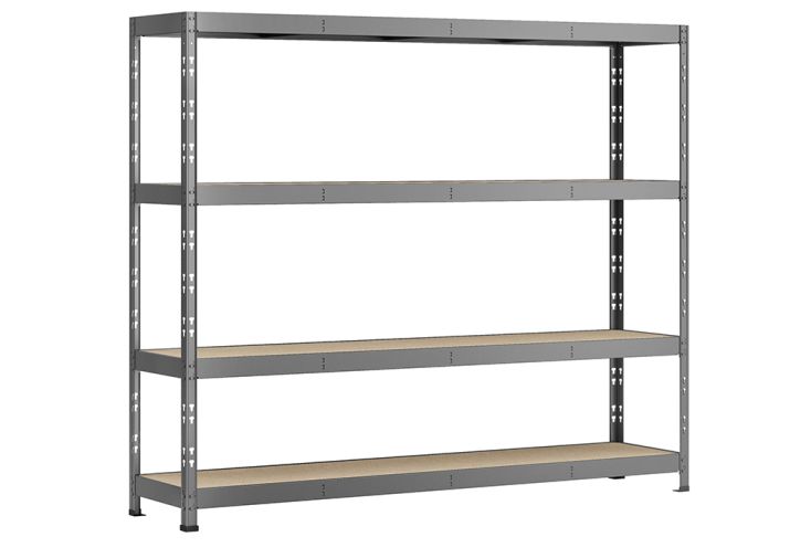 Étagère Rack en Acier avec 4 Plateaux 50 x 220 cm - Robbust