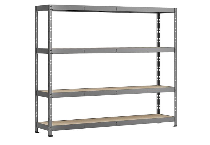 Étagère Rack en Acier avec 4 Plateaux 60 x 220 cm - Robbust