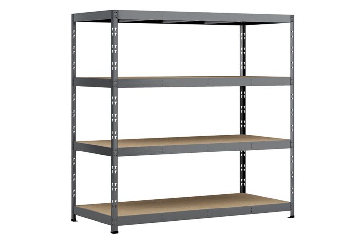 Étagère Rack en Acier avec 4 Plateaux 80 x 200 cm - Robbust