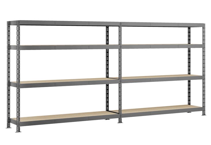 Étagère Rack en Acier avec 8 Plateaux 50 x 290 cm - Robbust