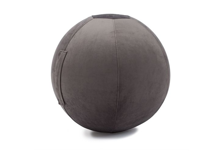 Pouf Rond Gonflable en Polyester Céleste Velvet (Pls Coloris)