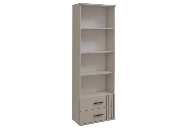 Bibliothèque avec 3 étagères et 2 tiroirs 60 x 35 cm H. 175 cm - Sigma