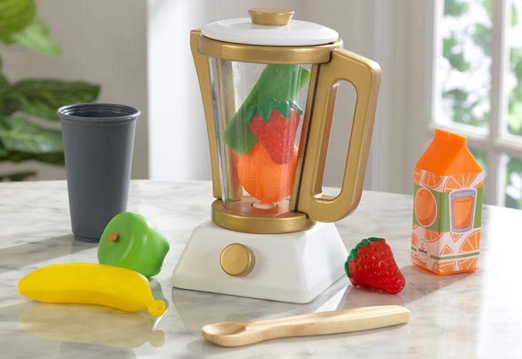 Blender Factice en Bois pour Cuisine Enfants + Accessoires - Kidkraft