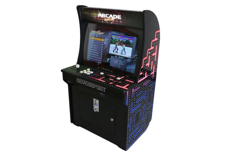 Borne d’arcade 2 joueurs 6296 jeux PAC – 58 x 71 x 129 cm