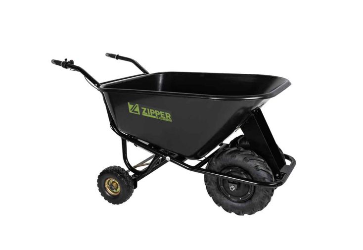 Brouette électrique 560 W avec caisse de 160 L (max. 300 kg)