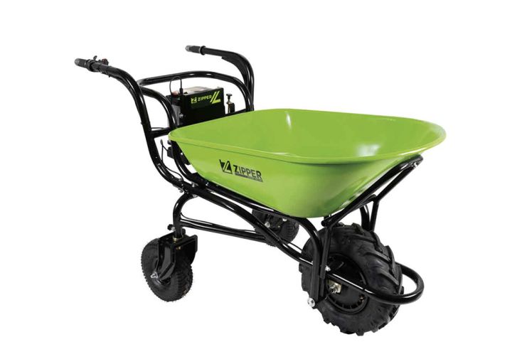 Brouette électrique 280 W avec caisse de 100 L (max. 150 kg)