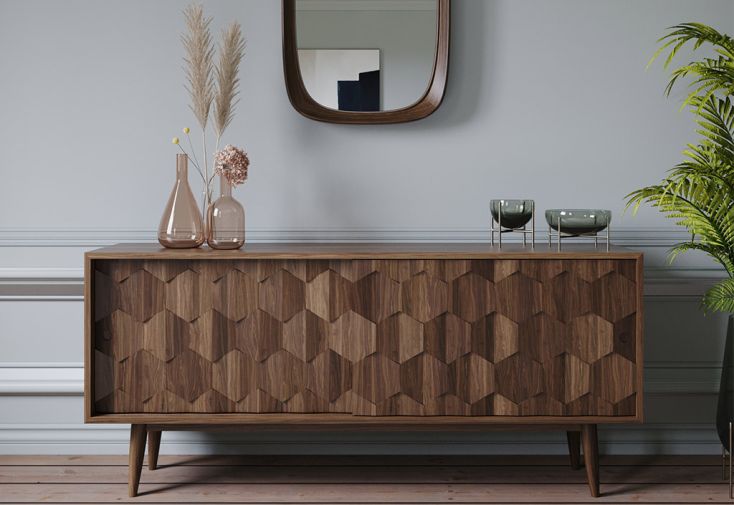 Buffet de salon en bois - Scarpa - - Wewood