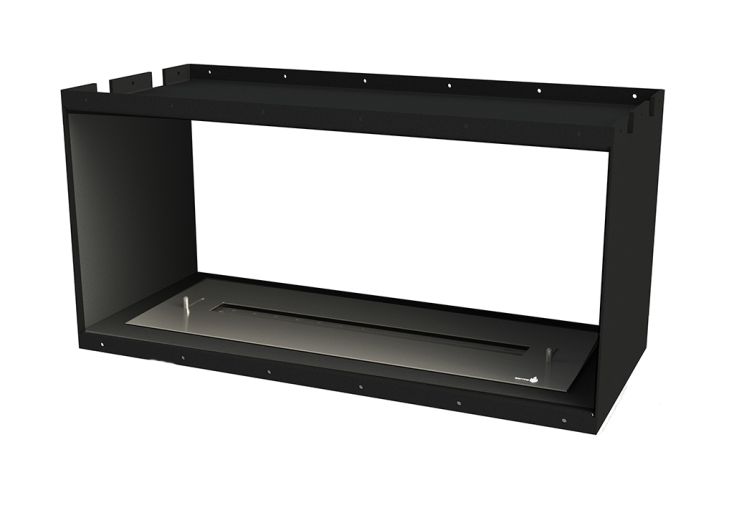 Caisson pour foyer décoratif TERMOBIO en acier – ouverture double face