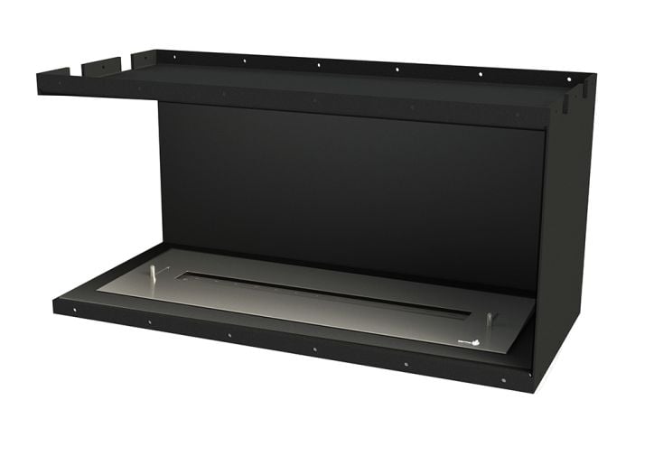 Caisson pour foyer décoratif TERMOBIO en acier – ouverture latérale