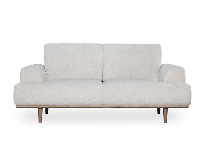 Canapé scandinave en tissu 2 places - 178 x 94 x 98 cm