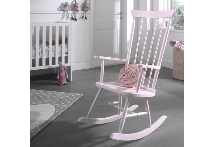 Chaise à Bascule en Bois Massif Rocky (3 Coloris)
