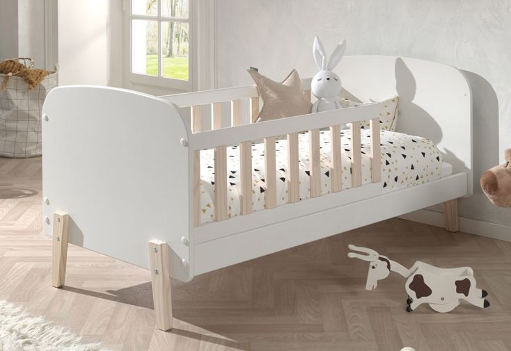 Lit pour enfant en bois de pin Kiddy 70 x 140 cm