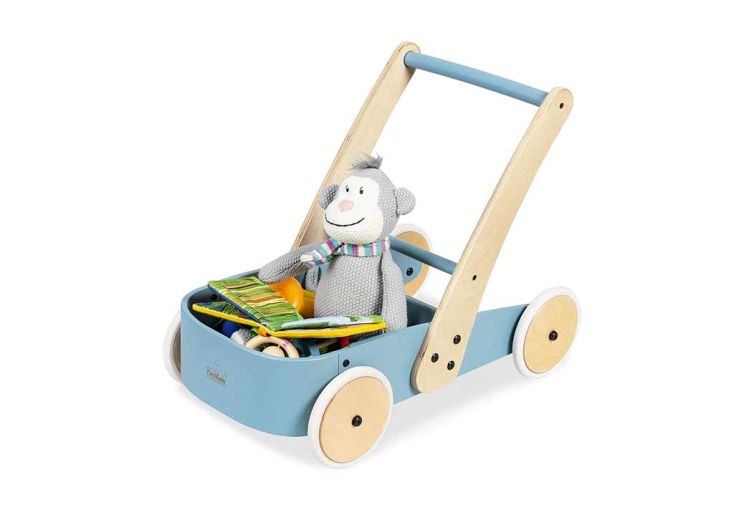 Chariot de marche bébé en bois – Fiete