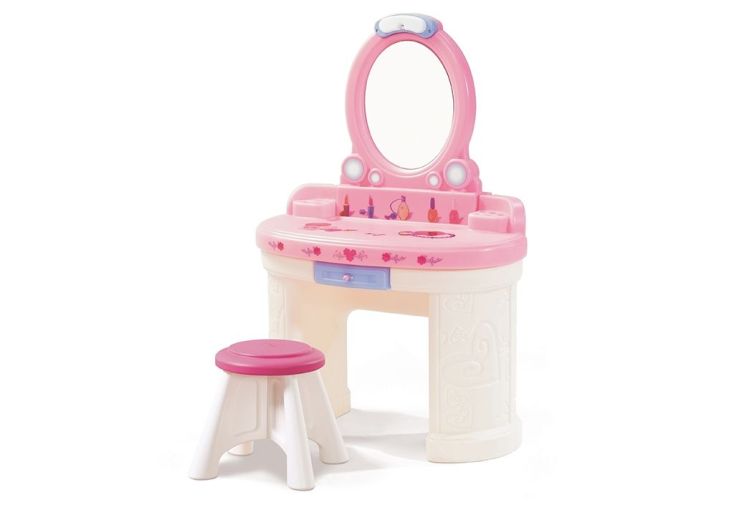 Coiffeuse pour Enfant avec Miroir et Tabouret – Fantasy Vanity