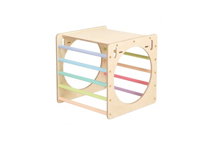 Cube d’apprentissage Montessori en bois – 58 x 58 x 58 cm