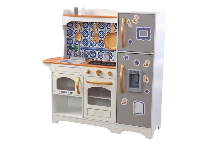 Cuisine pour Enfant en Bois Kidkraft Mosaic Magnetic Équipée + Acc