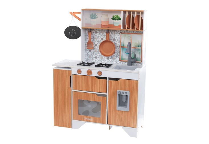 Cuisine pour enfant en bois lumineuse et sonore 92 x 31 cm – Taverna