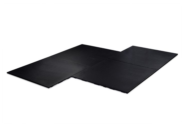 Dalle amortissante de salle de sport avec connecteurs – 1 m² (< 50 m²)