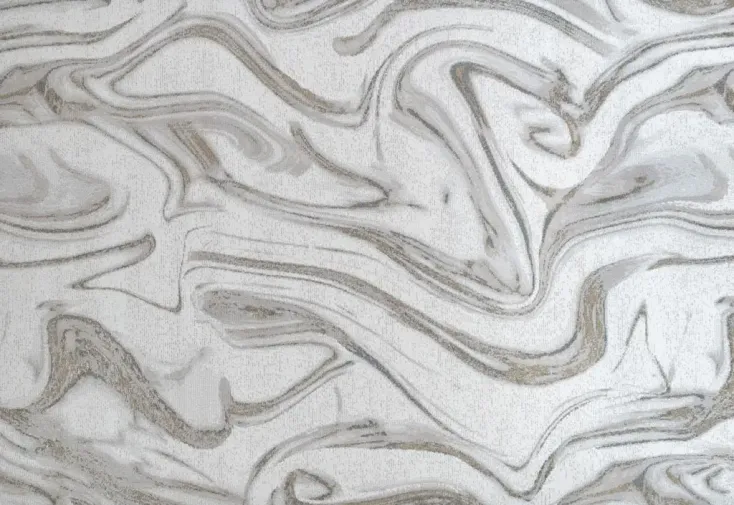 Tapis de salon rectangulaire en polyester et coton - Melt