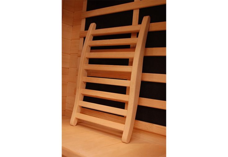 Dossier pour banc de sauna en bois massif Confort Wellness