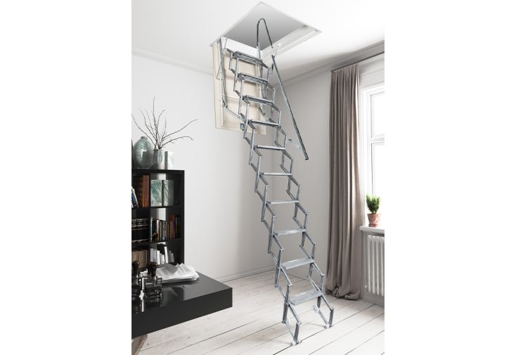 Escalier escamotable en aluminium 276 à 300 cm – Aci Alluminio