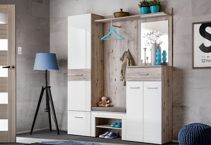 Ensemble Meubles Dressing en Bois Gustavo III 170 x 200 cm