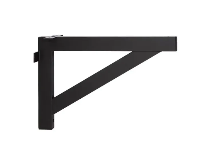 Support pour plan de travail équerre murale en acier – 13 x 39 x 59 cm