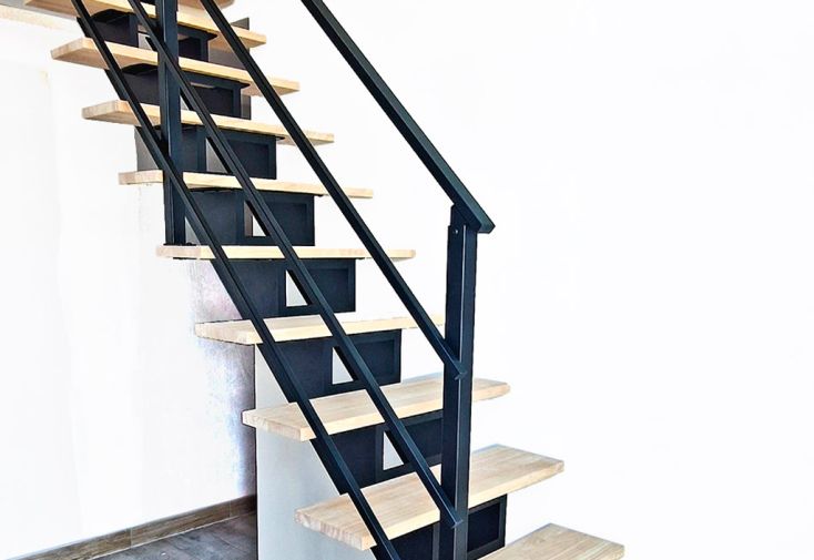 Limons pour escalier en métal droit sur mesure – Katz 300