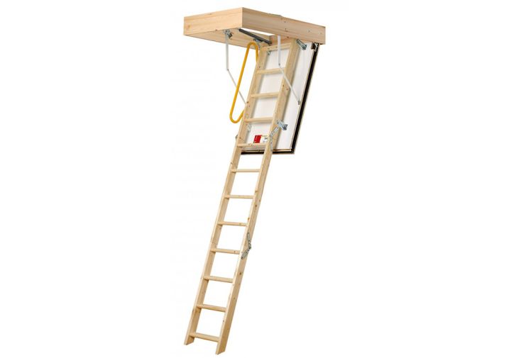 Escalier escamotable en bois jusqu’à 275 cm - Eurofire Protect