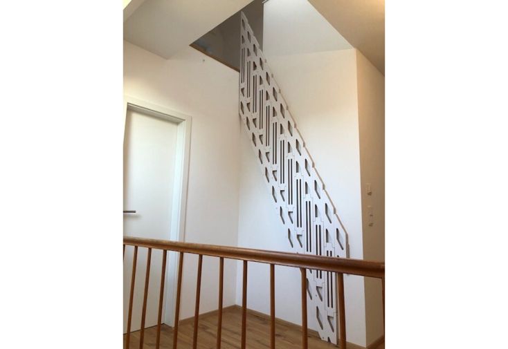 Escalier pliable en bois Ultra Light : 130 à 315 cm – finition HPL blanc