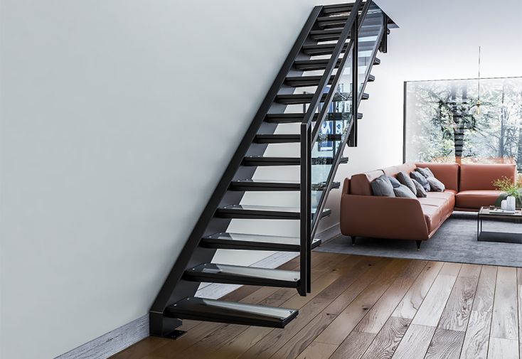 Limon Latéral pour Escalier Suspendu Sur Mesure – Ana