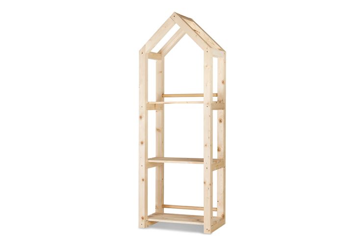 Étagère en bois de pin Campanile M - 50 x 30 x 145 cm