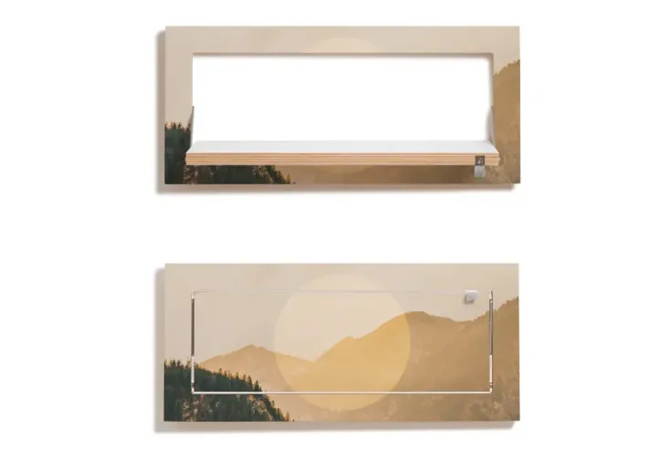 Etagère murale design en bois Alps Fläpps - 60 x 27 cm