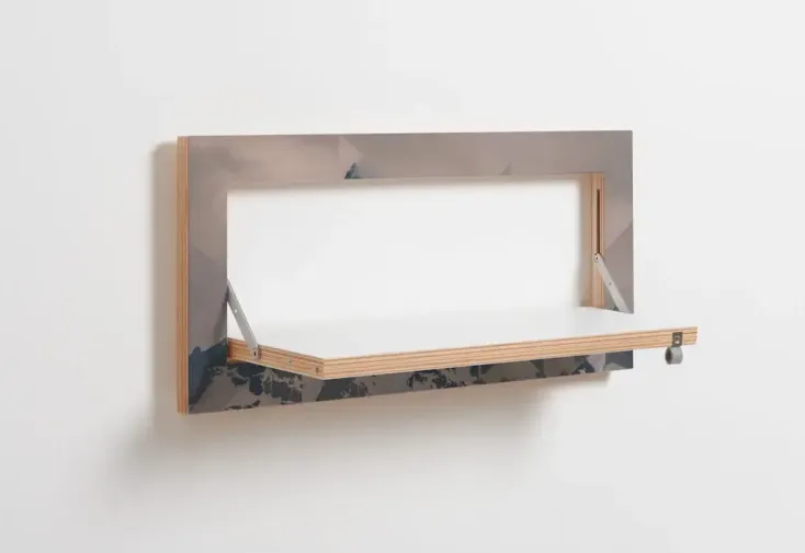 Étagère murale design en bois Puerto Natales Fläpps - 60 x 27 cm