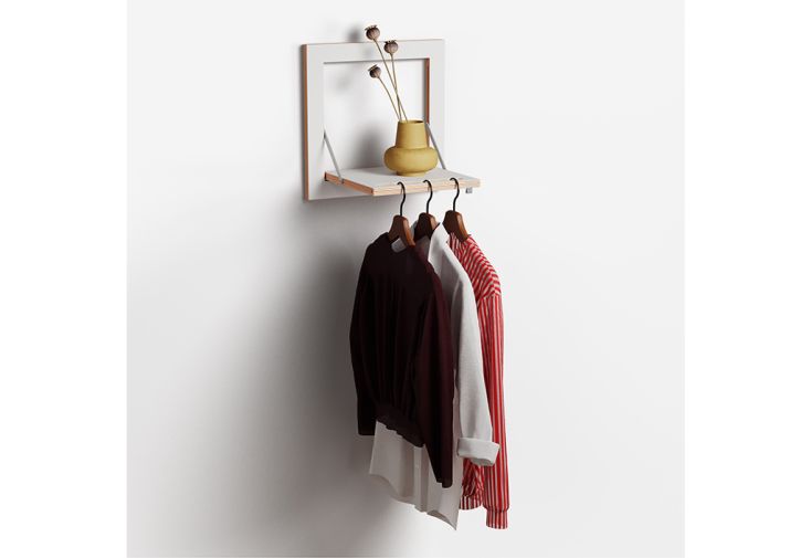 Étagère penderie murale en bois Ambivalenz Hängrail 