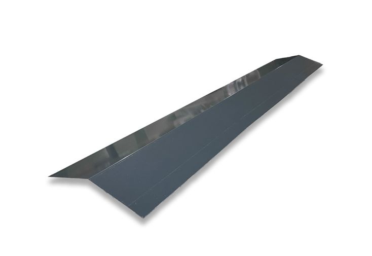Faîtière double pour panneau de toiture acier imitation tuiles – 2,10 m