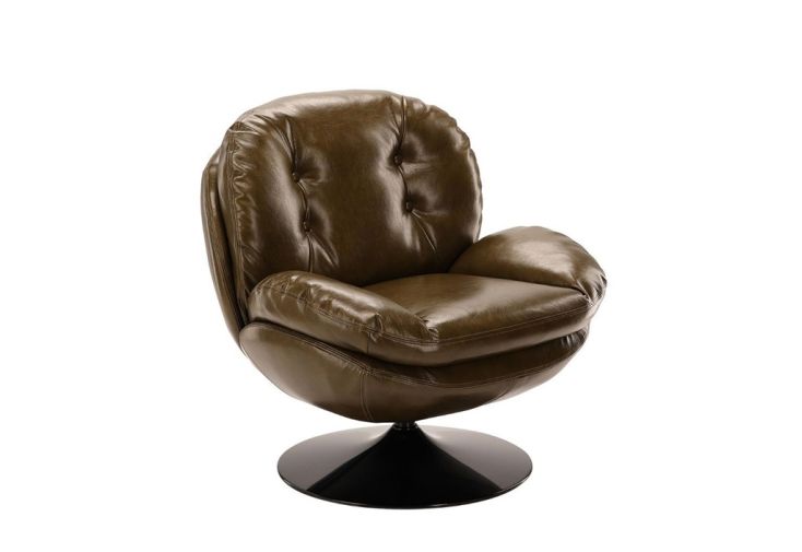 Fauteuil en similicuir Memento – 86 x 81 x 83 cm