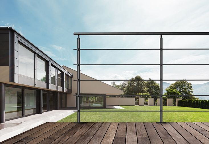 Garde-corps intérieur ou extérieur en aluminium Prestio – 2 m