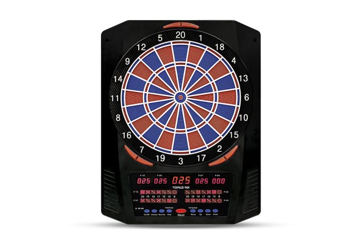 Cible de fléchettes électronique Luxe – 40 jeux