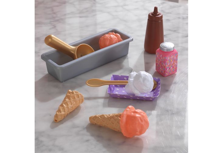 Kit De Dinette Pour Enfants Glace A La Peche Pieces Kidkraft