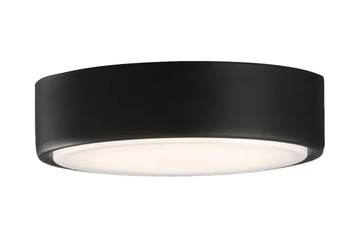 Kit d'éclairage noir pour ventilateur de plafond Gregal