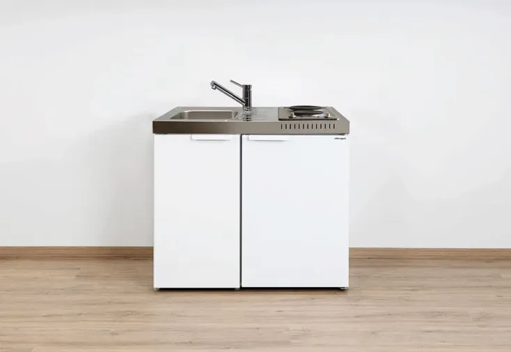 Kitchenette réfrigérateur et plaques électriques MK90 blanc