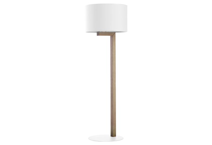 Lampadaire scandinave en bois et métal - Troy