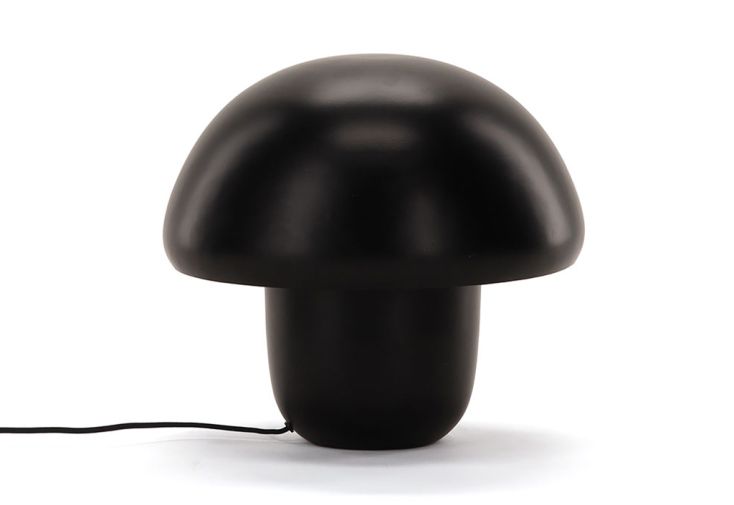 Lampe champignon en métal - ø 38 x 37 cm