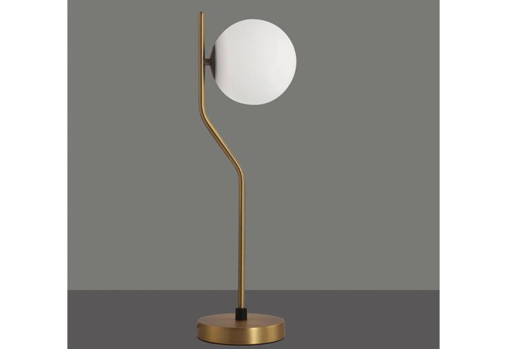 Lampe à Poser en Métal et Verre Maui 15 x 55 cm 