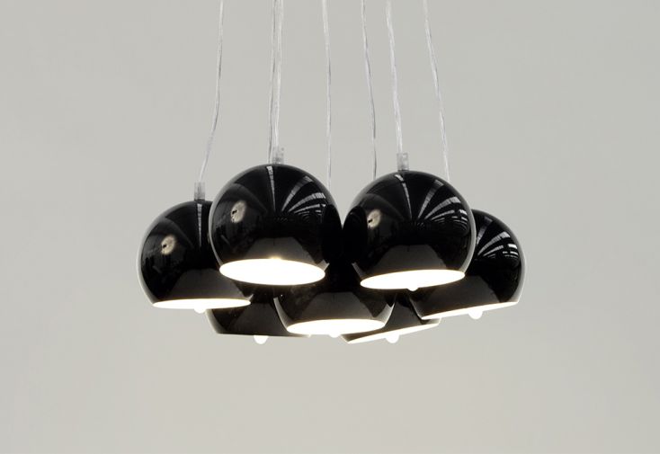 Lampe Suspendue en Métal Eklektik Noir