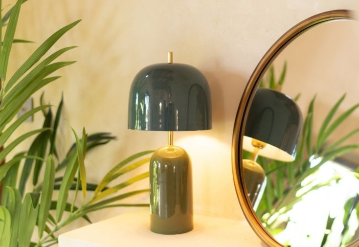 Lampe à poser en métal Julia – ø 20 x 43 cm