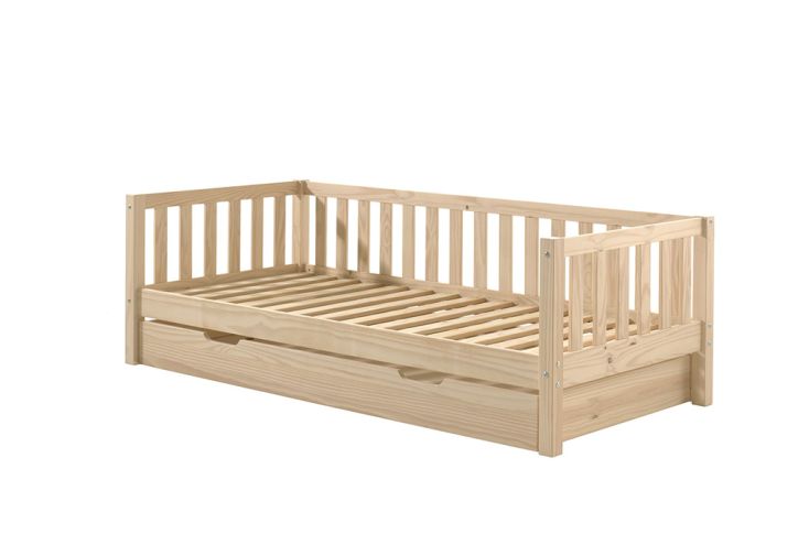 Lit banquette en bois pour enfants avec tiroir - Capitaine