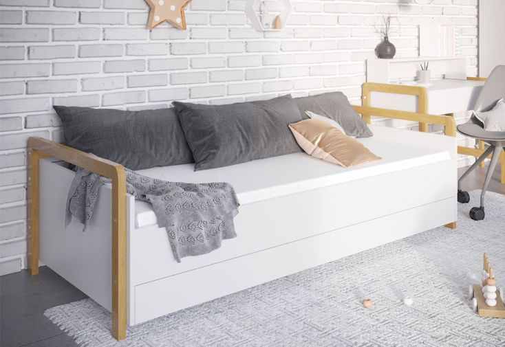 Lit banquette en bois pour enfant Victor