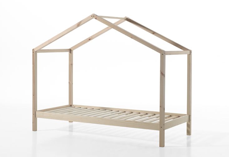 Lit en Bois de Pin pour Enfant Dallas 90 x 200 cm